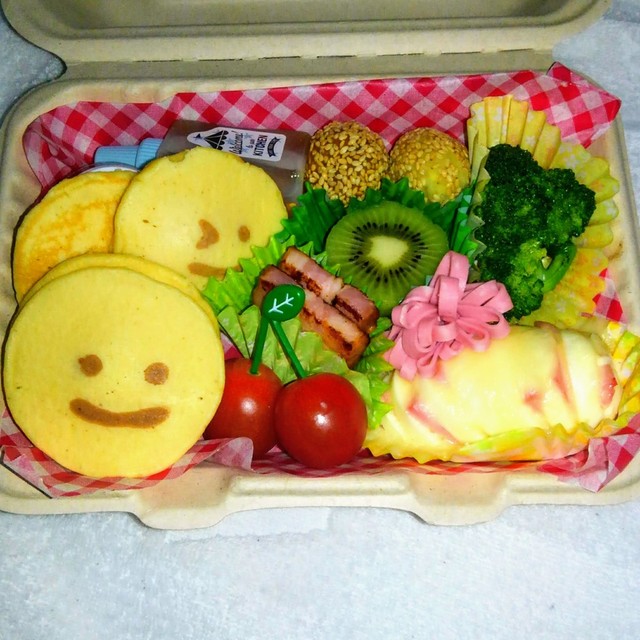 安心 顔が崩れない可愛いホットケーキ弁当 レシピ 作り方 By いおりマム クックパッド 簡単おいしいみんなのレシピが350万品