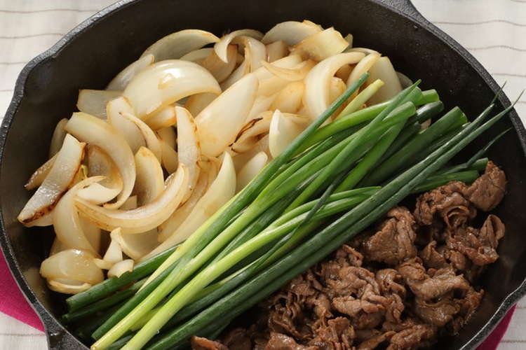 玉ねぎと牛肉のすき煮 レシピ 作り方 By クックパッド料理動画 クックパッド