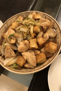 鶏ムネ・白菜・厚揚　中華炒め
