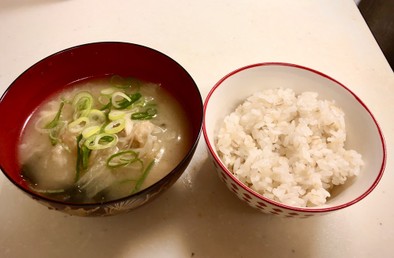菌活・腸活マニアのご飯と味噌汁の写真