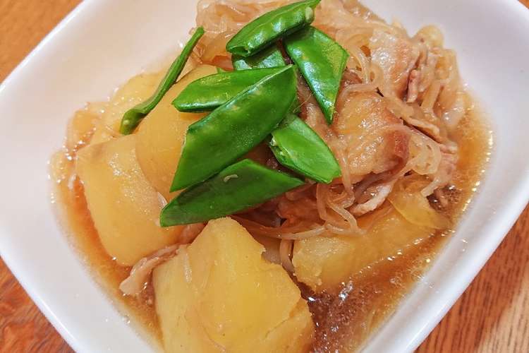 ご飯にあう 豚バラの肉じゃが レシピ 作り方 By まんままーま クックパッド 簡単おいしいみんなのレシピが352万品