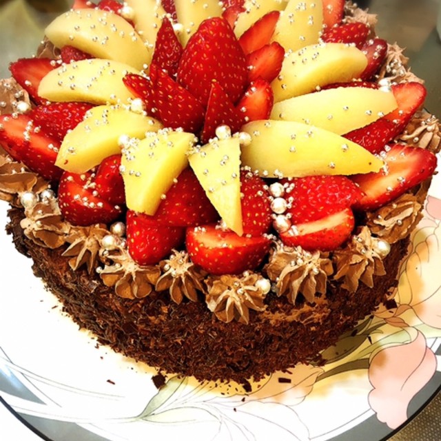チョコケーキデコレーション レシピ 作り方 By あきまま 25 クックパッド 簡単おいしいみんなのレシピが350万品
