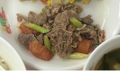 豚肉と宮野菜炒め　　★宇都宮学校給食の写真