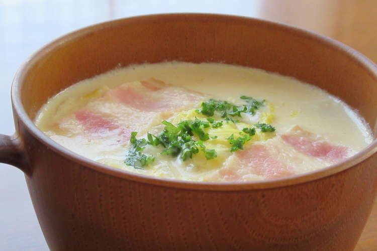 豆乳 スープ 白菜
