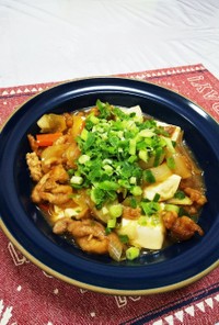 簡単♪豚肉と豆腐と野菜のすき焼き風煮