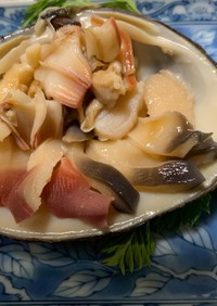 ホッキ貝、ウバガイの捌き方(刺身と湯引き