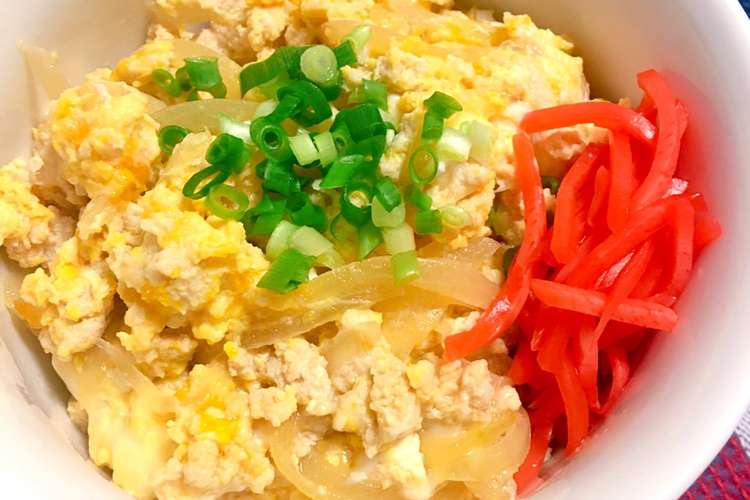 白だしで 鶏ひき肉で 親子丼 レシピ 作り方 By ありさrecipe クックパッド