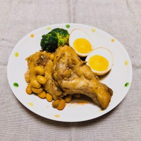 鶏手羽元のはちみつ黒酢煮