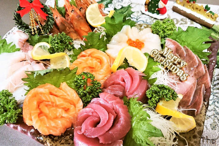 パーティメニューに華やか バラのお刺身 レシピ 作り方 By ｓ４ クックパッド 簡単おいしいみんなのレシピが352万品