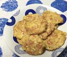 お弁当にも☆じゃが芋&カニカマの簡単焼き