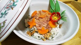 犬ご飯 お正月に!ぶりトロ丼