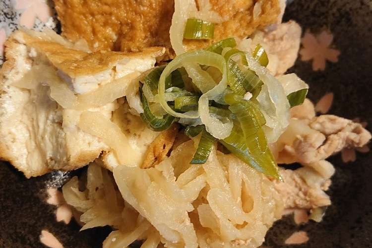 豚肉と切り干し大根厚揚げの煮物 レシピ 作り方 By エリリリリン クックパッド 簡単おいしいみんなのレシピが357万品