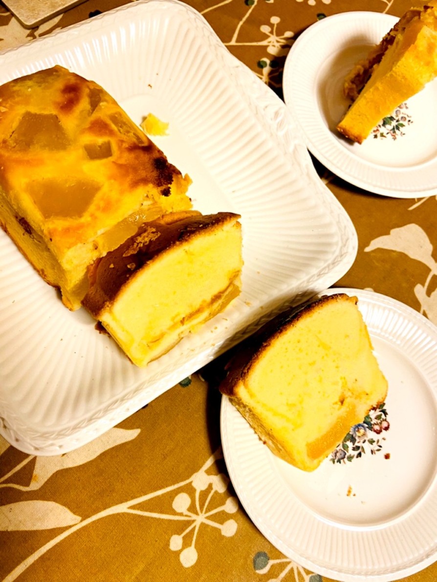 簡単パイナップルとレモンのパウンドケーキの画像