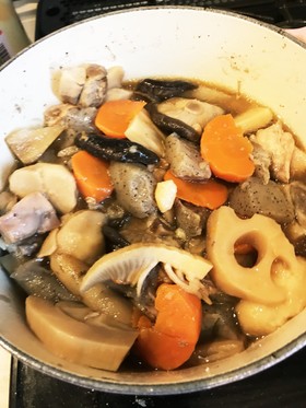 ル・クルーゼでうまみたっぷり筑前煮