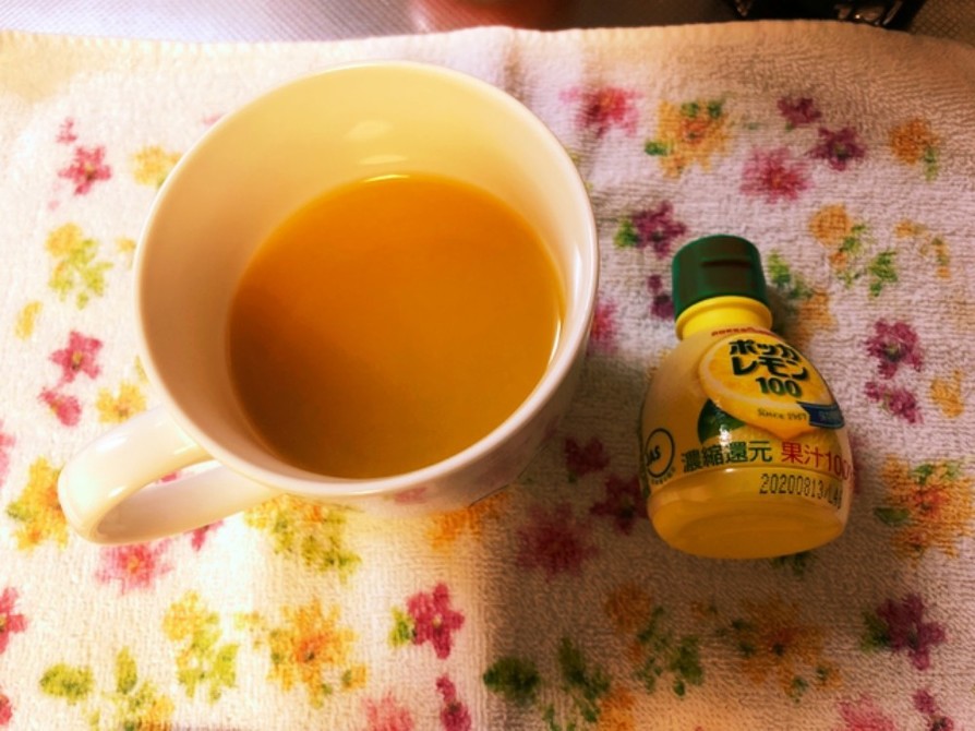 ＊風邪予防オレンジジュース＋レモン＊の画像