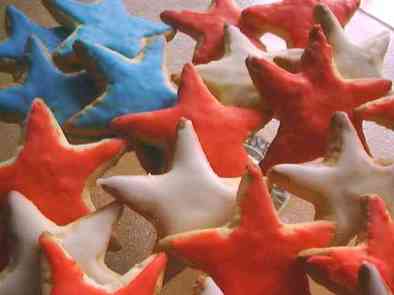 アメリカ､おめでとう！！レモンとアーモンドのスタークッキー（応用編あり！)の写真