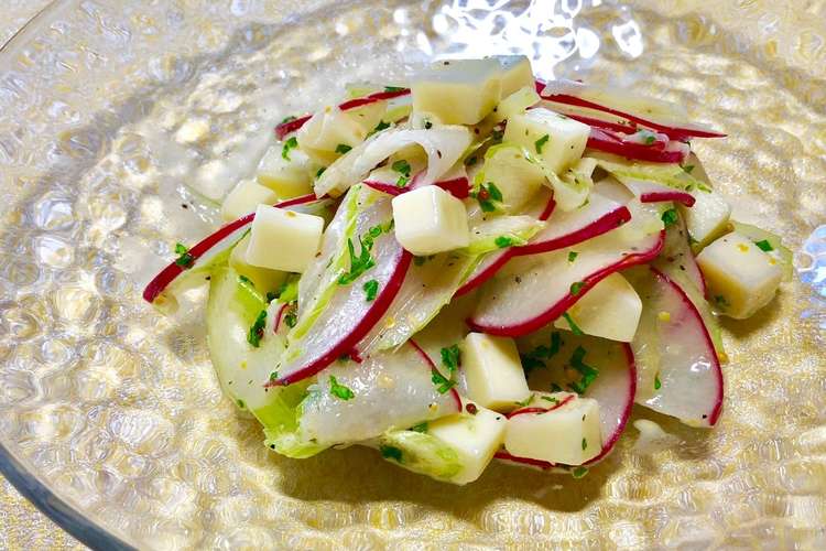 大根とセロリ チーズのイタリアンサラダ レシピ 作り方 By お料理ニャロメ クックパッド 簡単おいしいみんなのレシピが356万品