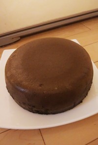 簡単　小学生が作る炊飯器ココアケーキ　