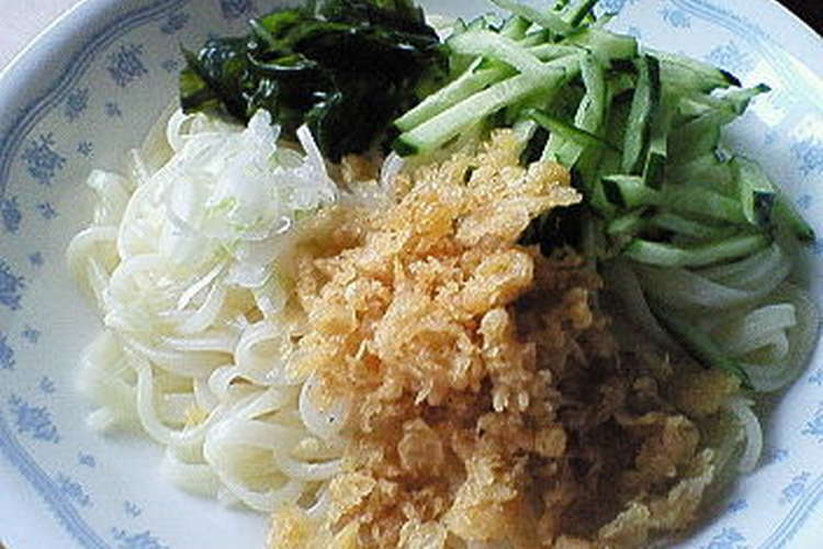 冷やしたぬきうどん レシピ 作り方 By こめやゆかり クックパッド 簡単おいしいみんなのレシピが355万品