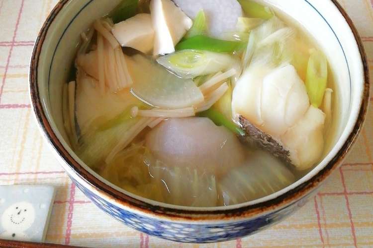 たら汁 絶品お味噌汁 富山朝日名物の再現 レシピ 作り方 By あんどろいど クックパッド 簡単おいしいみんなのレシピが364万品