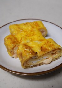 【簡単】明太マヨの卵焼き
