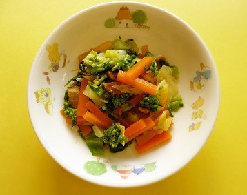保育園給食★菜の花サラダの画像