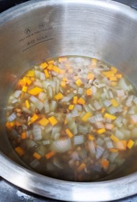 ホットクック レンズ豆と野菜のスープ