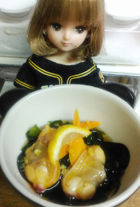 リカちゃん♡青柳とワカメの酢の物ꕤ柚風味