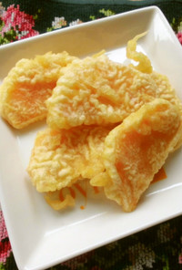 バターナッツかぼちゃの天ぷら♪