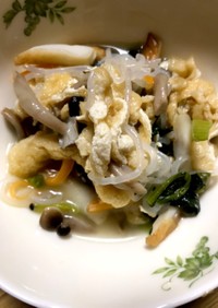 小松菜とお揚げの煮物