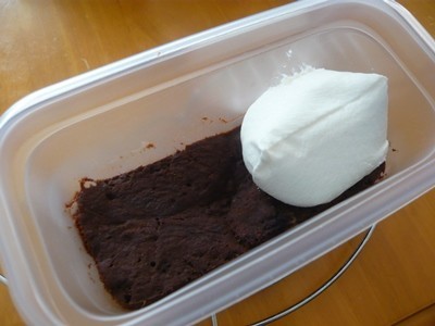 糖質極少★黒いケーキの画像