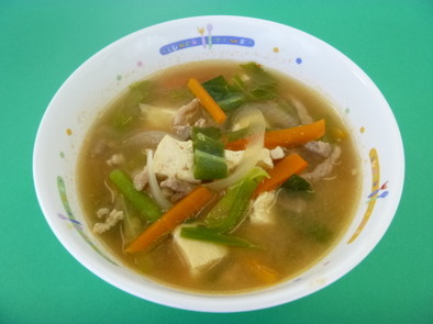 ピリ辛スープの写真