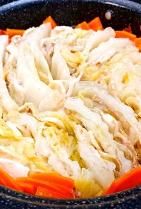 簡単☆白菜と豚バラのミルフィーユ鍋