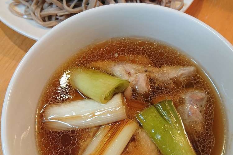 鶏肉とネギの温汁つけ蕎麦 レシピ 作り方 By まんままーま クックパッド 簡単おいしいみんなのレシピが352万品
