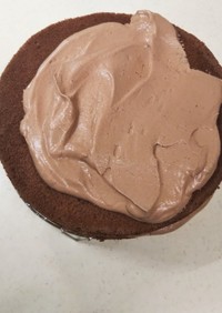 チョコレートクリームデコレーションケーキ