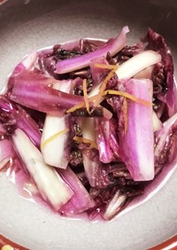 紫白菜のサッパリ漬け