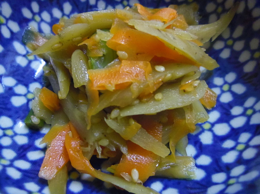 【病院】ごぼう炒め煮【給食】の画像