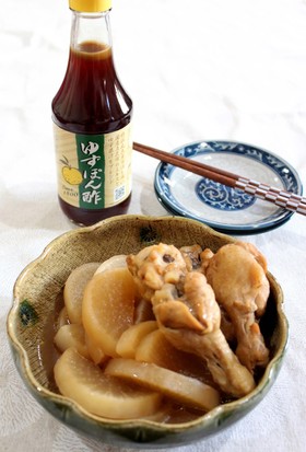 手羽元と大根のゆずぽん酢煮