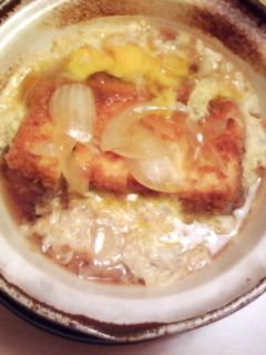 あっさり!!ガッツリ!!豆腐カツ煮♪
