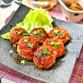豚つくねの照り焼き❀