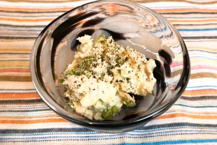 にんにくの芽と鶏胸肉のポテトサラダ レシピ 作り方 By このみちょ クックパッド