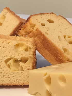 *糖質制限☆ふわもち簡単チーズシフォン*