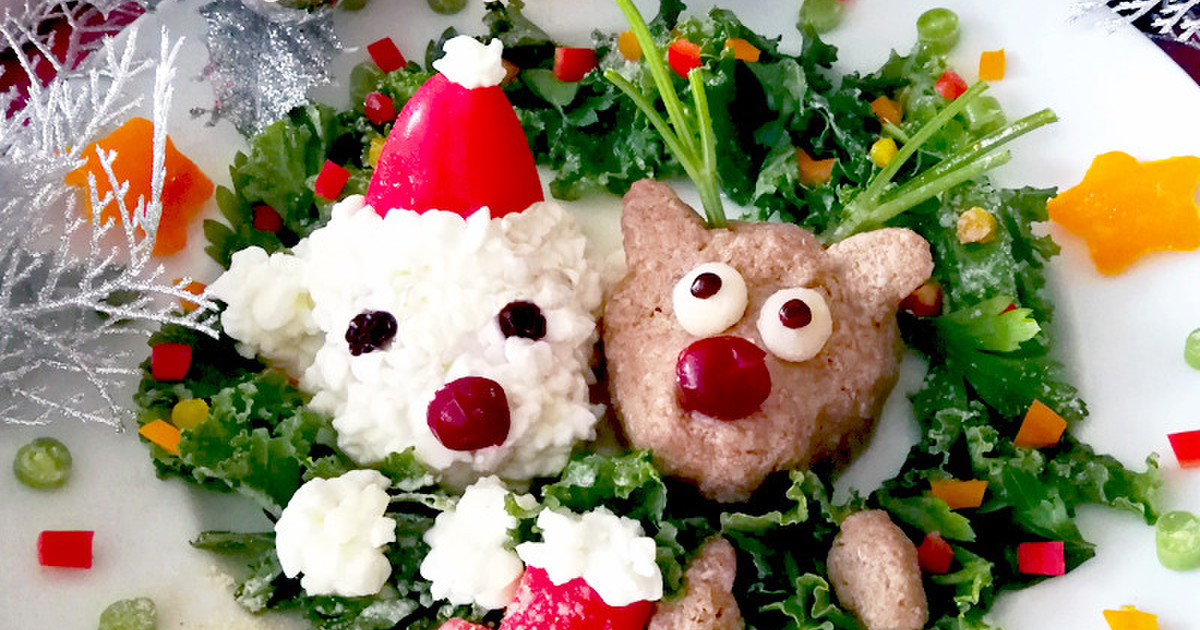 メリーメリークリスマスディナー 犬ごはん レシピ 作り方 By Pawpawclub クックパッド 簡単おいしいみんなのレシピが360万品