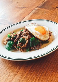 ご飯がススム❤️牛肉ピーマンの麺つゆ炒め