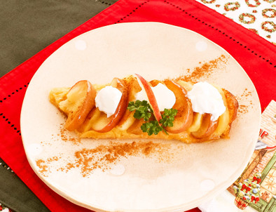 メリークリスマス☆リンゴフレンチトーストの写真