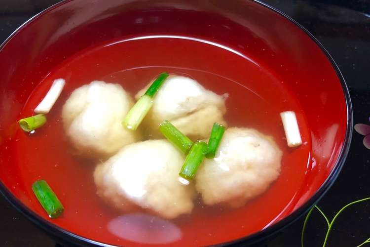 とろろ芋団子とねぎのすまし汁 レシピ 作り方 By お料理ニャロメ クックパッド