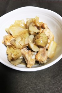 菊芋と手羽元のサイダー煮