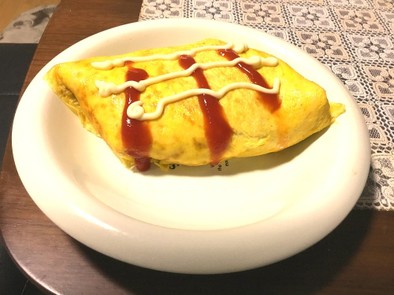 簡単オム焼きそばの写真