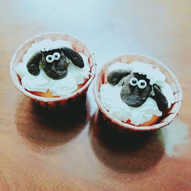 ひつじのショーンのカップケーキ レシピ 作り方 By さやたまか クックパッド 簡単おいしいみんなのレシピが353万品