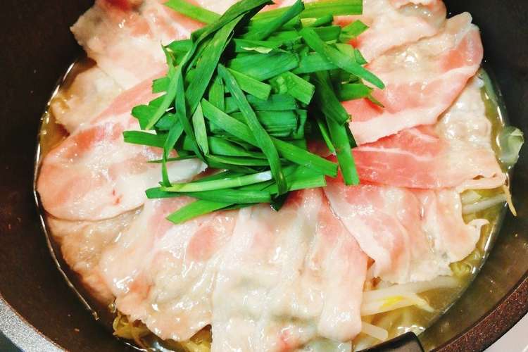 キャベツと豚バラ肉でスタミナ鍋 レシピ 作り方 By Xxまぁやxx クックパッド